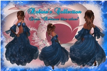 Robina's Collection - Dress Romance blue-silver