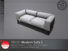 Modern sofa 2 full perm