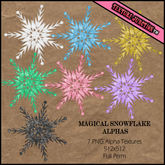 ~TJ~  Magical Snowflake Alpha Textures