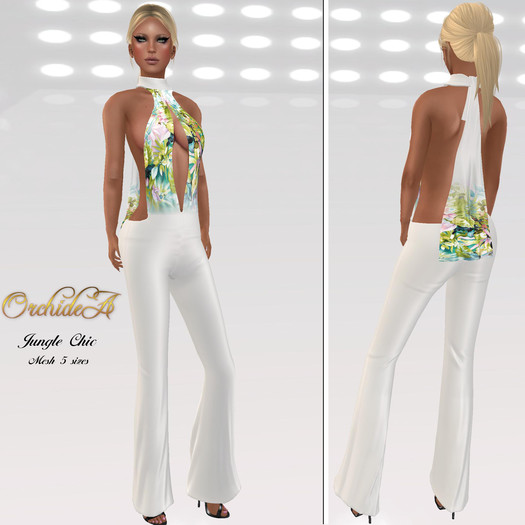 ** ORCHIDEA ** JUNGLE CHIC white 