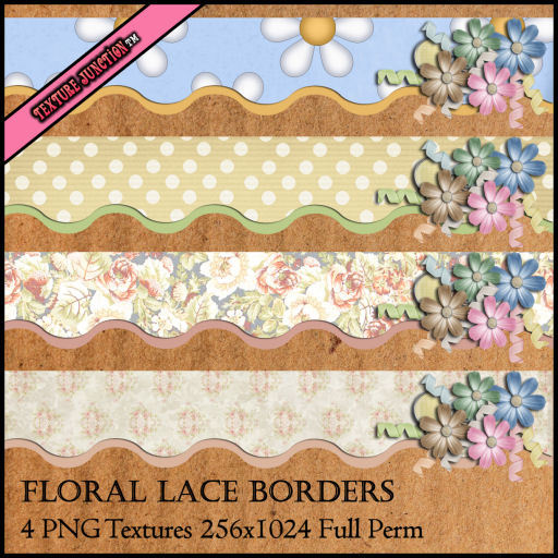 ~TJ~  Floral Lace Borders