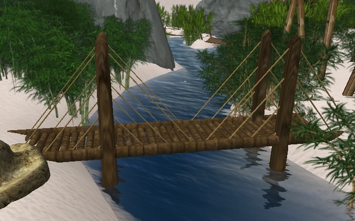 Wood bridge (20m)