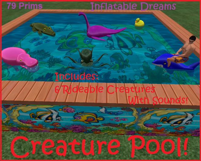 Inflatable Dreams Creature Pool.
