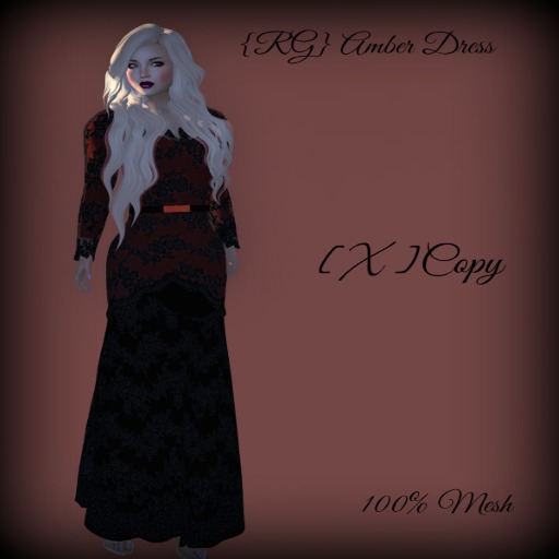 {RG} Amber Dress Black/Red