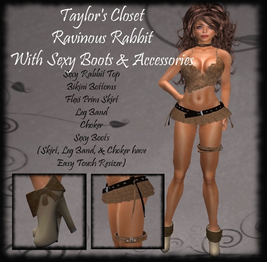OMG! SEXY & HOT! Tay's Ravinous Rabbit Outfit