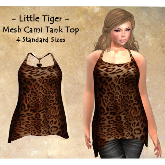 Little Tiger - Mesh Cami Tank Top