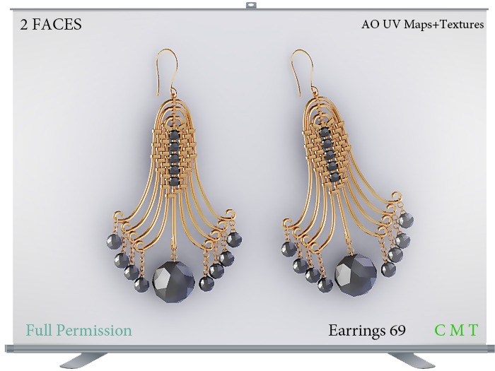 Earrings 69 Full Permission