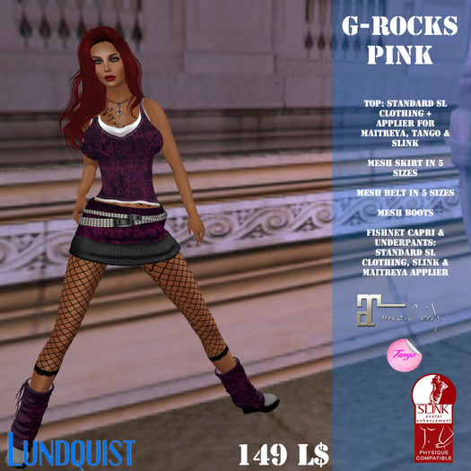 Lundquist G-Rocks Pink