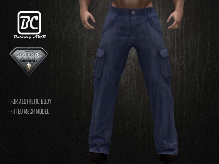 !!!Bathory AMB!!! Pants for Niramyth AESTHETIC Advanced Mesh Body - Fitted Mesh - Jeans - DEMO