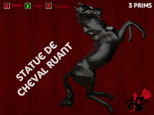 Statue Horse Kick (Mesh)