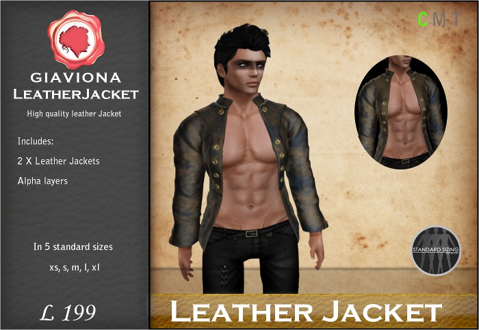 {G} Leather Jacket - Bark