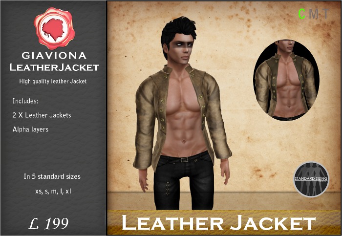 {G} Leather Jacket - Beach