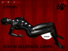 Statue allongee - Lampe (Mesh)