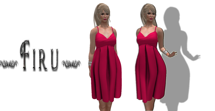 FIRU-WCanvas_Strap Sundress PINGU