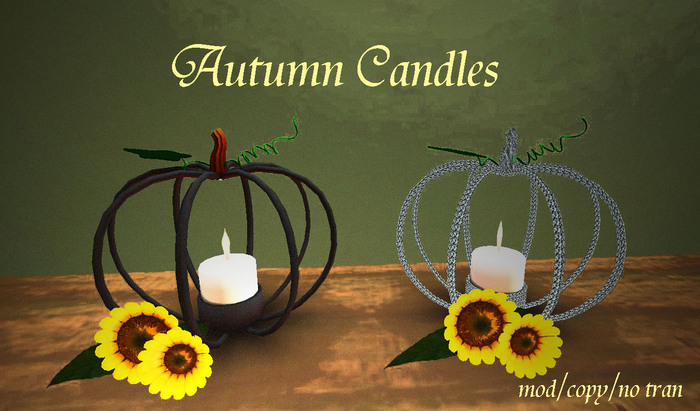 Autumn Candle Set (Partial Mesh)