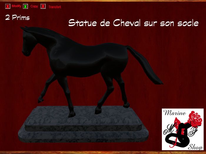 Chevak sur socle (Mesh)