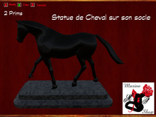 Horse on base (Mesh)