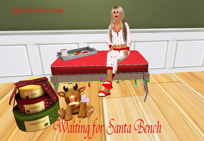 Waiting for Santa Bench