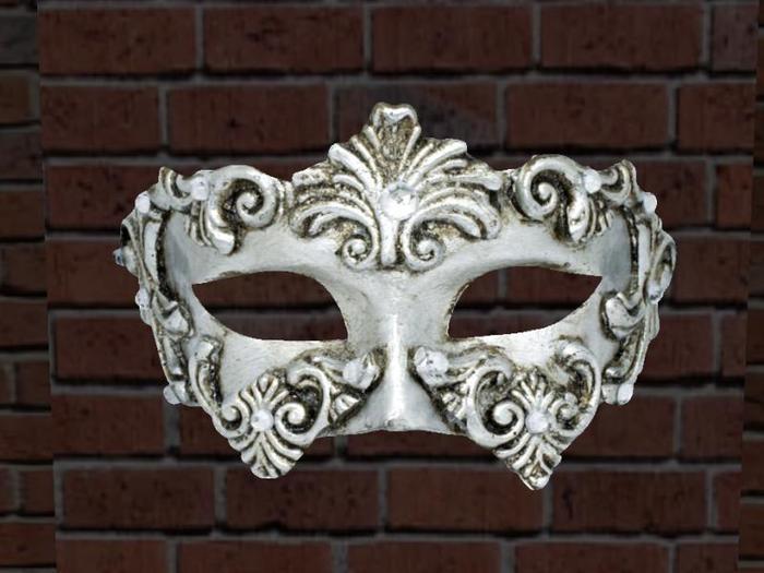 Carved Metal Mask