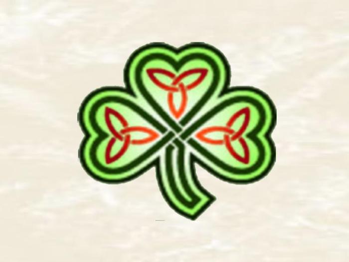 Celtic Clover Red