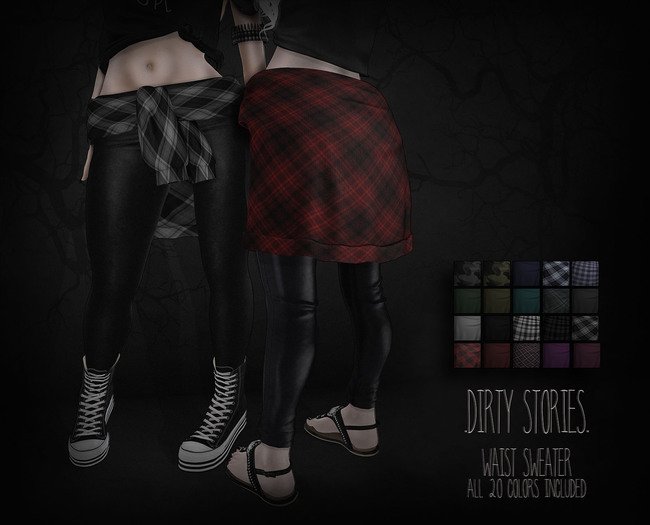 .DirtyStories. Waist Sweater