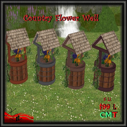 XL- Country Flower Well