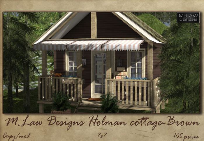 .:M.LAW:.  Holman Cottage Brown Box