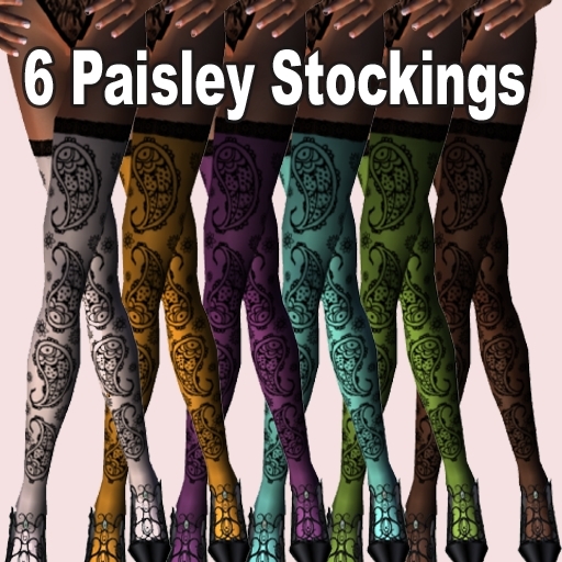 * GuTi 6 paisley stockings