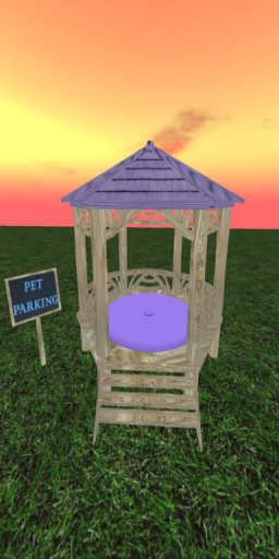Sunset's Sanctuary Pet Gazebo Periwinkle Box