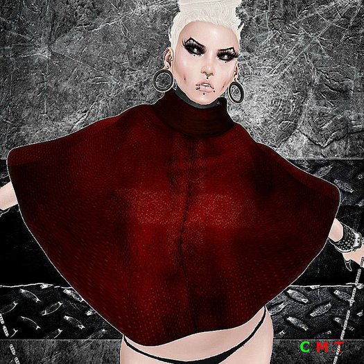 **Void APOC Poncho** Distressed Red