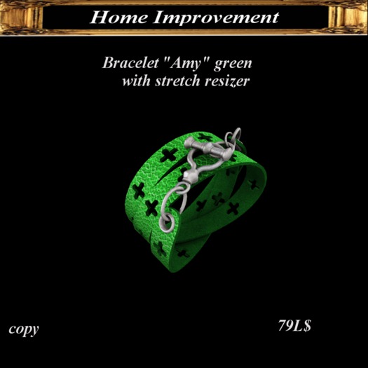 Bracelet "Amy" green Box