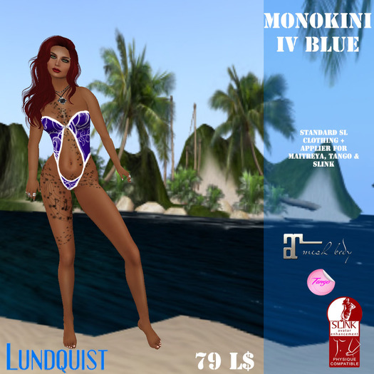 Lundquist Monokini IV Blue