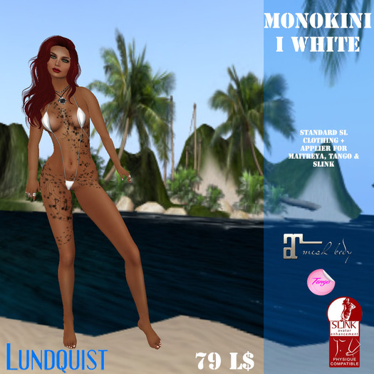 Lundquist Monokini I white