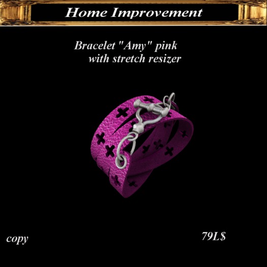 Bracelet "Amy" pink Box