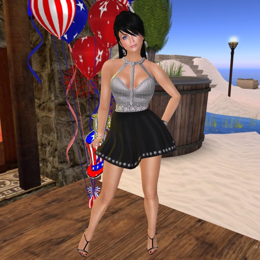 Para's Homage to Skaters Minidress - Argent