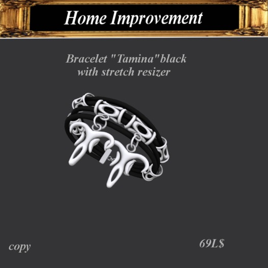 Bracelet "Tamina" black  Box