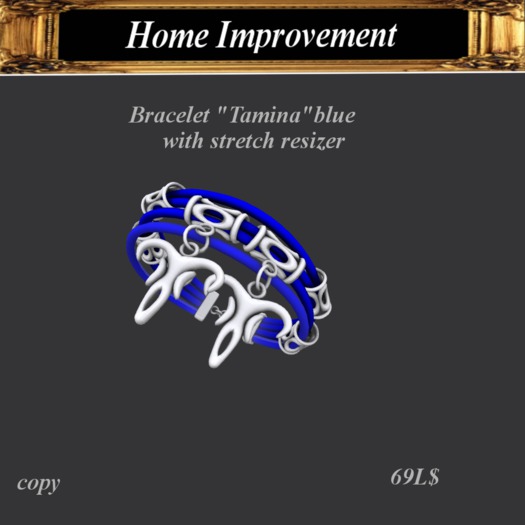 Bracelet "Tamina" blue  Box