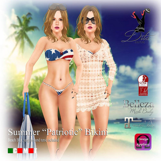 :::DC::: Summer Bikini - Patriotic