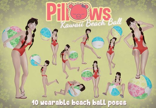 Kawaii Beach Ball ~Pillows~