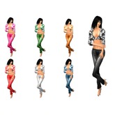 Flower Outfits Pack 6 Colors