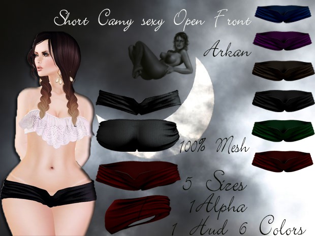 .::Arkan::. Short Camy Sexy Open Front