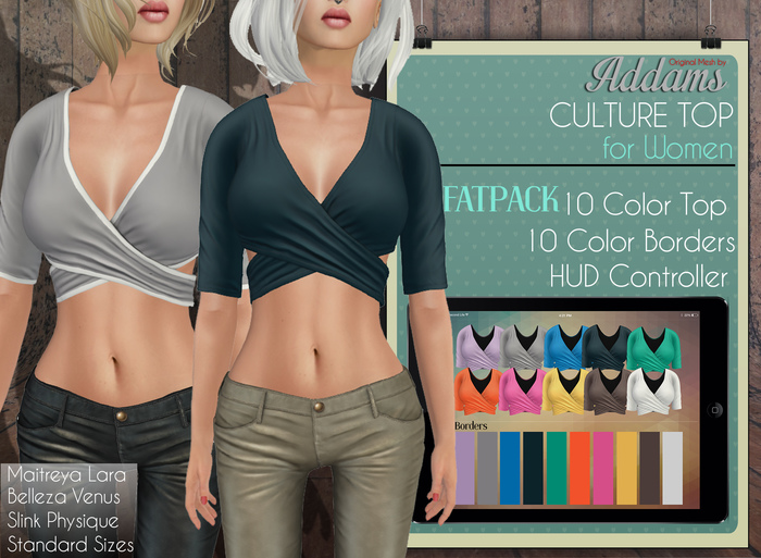Addams // Culture Top for Women // FATPACK