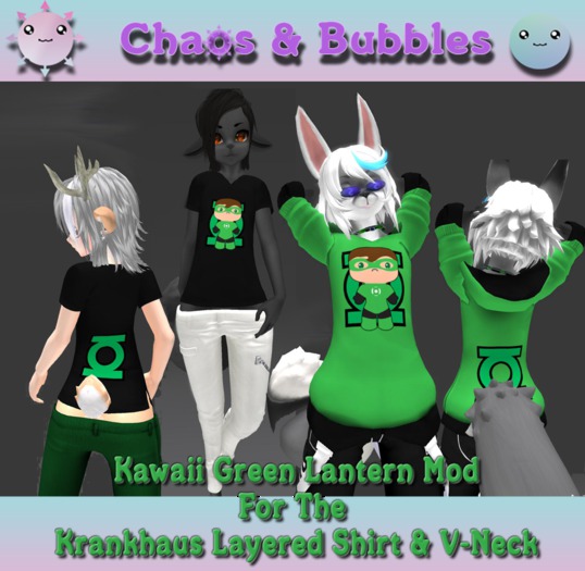 KLS&kVN- Kawaii Green Lantern by Chaos & Bubbles