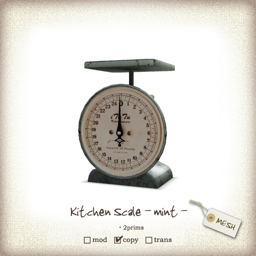 (iTuTu) Kitchen Scale - mint -