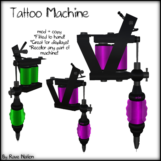 *!RaveNation!* Tattoo Machine