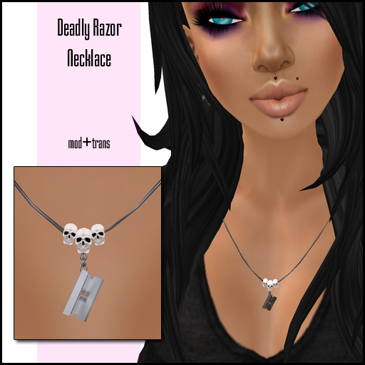 *!RaveNation!* Deadly Razor Necklace