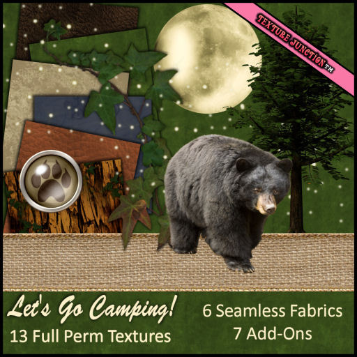 ~TJ~  Let's Go Camping Nature Texture Set