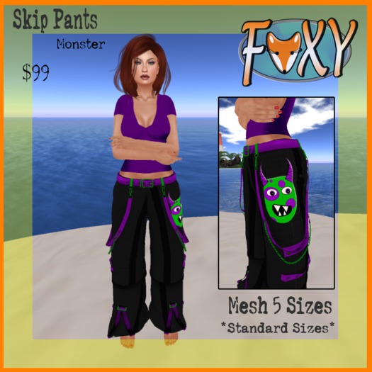 *Foxy - Skip Pants [DEMO]  (boxed)