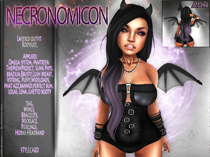 [ADN] NECRONOMICON (Appliers Included) (Wear to Unpack )