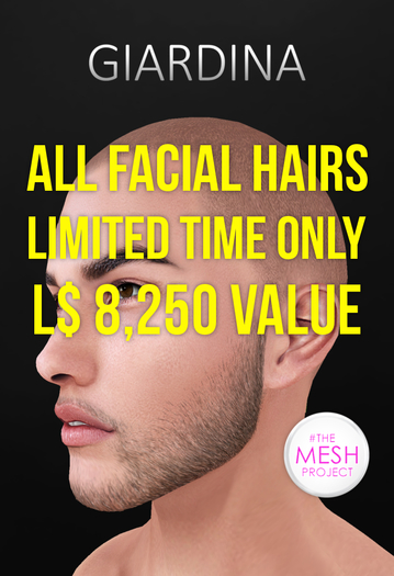 Giardina - ALL FACIAL HAIR - LIMITED (Bagged)